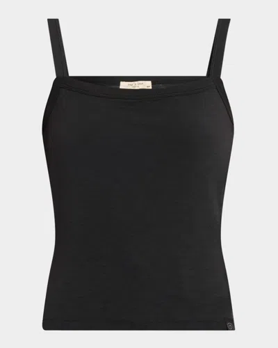 Rag & Bone The Slub Square-neck Tank Top