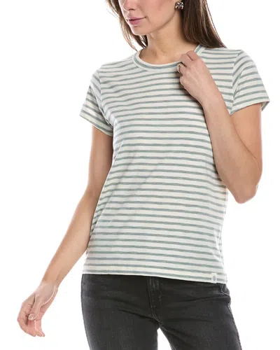 RAG & BONE THE SLUB STRIPE T-SHIRT