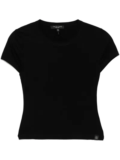 Rag & Bone The Slub Tee In Black