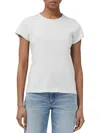 Rag & Bone Luca Slim Short-sleeve Baby Tee In White