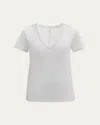 Rag & Bone The Slub Vee In Grey
