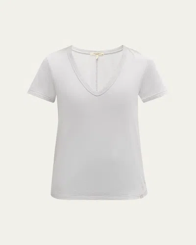Rag & Bone The Slub Vee In Grey