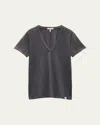 Rag & Bone The Slub Vee In Greystone