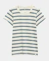 Rag & Bone The Slub Stripe T-shirt In Neutral