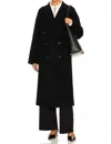 Rag & Bone Wool Blend Double-breasted Coat In Black