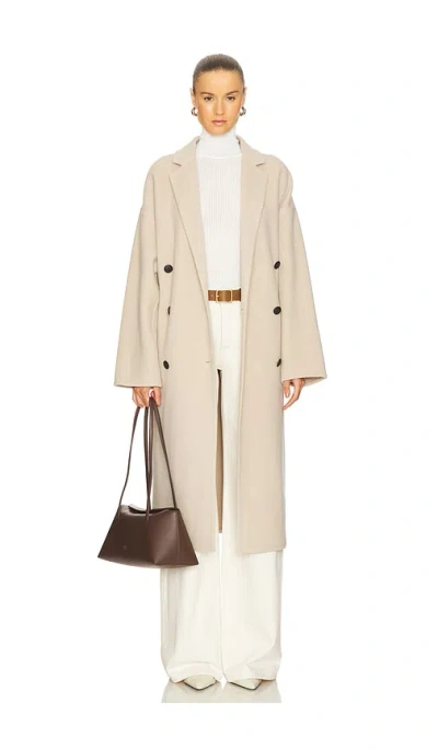 Rag & Bone Thea Italian Splittable Coat In 燕麦色