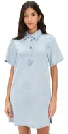 Rag & Bone Blue Ultra Featherweight Jocelyn Denim Minidress In Aliah