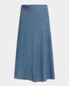 Rag & Bone Ultra Featherweight Lisbon Midi Skirt