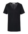 Rag & Bone V-collar T-shirt In Black