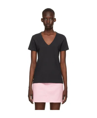 Rag & Bone Surplus Stretch Modal And Cotton-blend Jersey T-shirt In Black