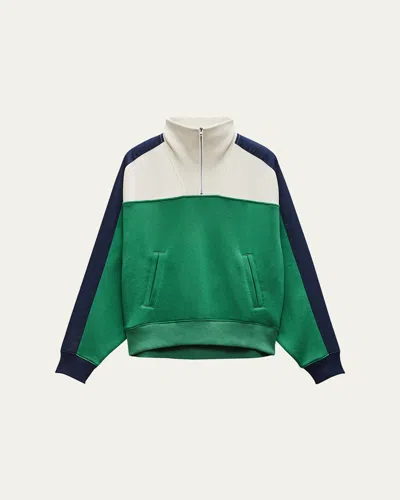 Rag & Bone Vintage Color Block Half-zip Jacket