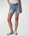 RAG & BONE VINTAGE CUT-OFF DENIM SHORTS