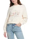 Rag & Bone Vintage Terry Nyc Tourist Sweatshirt In White