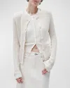 Rag & Bone Viola Open-knit Cardigan In Turtledove