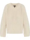 Rag & Bone Waffle-knit Sweater In Neutrals