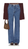 Rag & Bone Blue Miramar Fleece Terry Wide Leg Lounge Pants In Blue