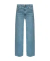 Rag & Bone Whitney Sophie High-rise Wide-leg Jeans In Blue