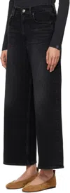 Rag & Bone Wide Leg Jeans In Black