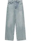 Rag & Bone Wide-leg Jeans In Blau