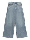 Rag & Bone Wide-leg Jeans In Blau