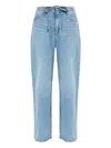 Rag & Bone Wide-leg Jeans In Blue