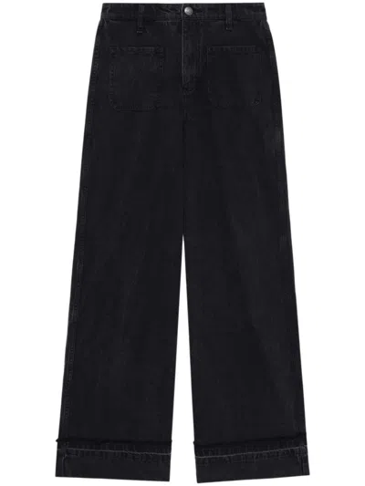 Rag & Bone Wide-leg Jeans In Blue