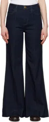 Rag & Bone Wide Skylar High-rise Jeans In Black