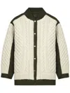 Rag & Bone Winnie Mixed Media Jacket In Grün
