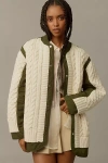 Rag & Bone Winnie Mixed Media Jacket In White