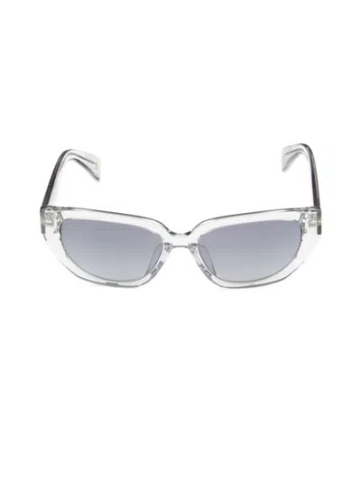 Rag & Bone Women's 54mm Oval Sunglasses In Grey