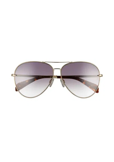 Rag & Bone Women's 63mm Oversize Aviator Sunglasses In Brown