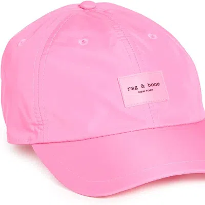 Rag & Bone Women's Addison Baseball Cap In Pink