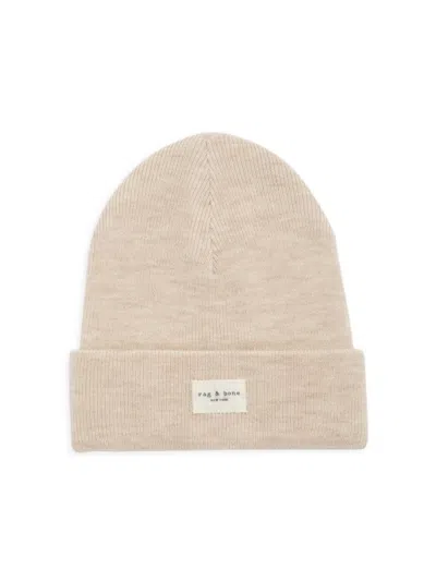 Rag & Bone Women's Addison Wool Beanie In Oatmeal