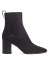 Rag & Bone Astra Chelsea Boots In Black Suede
