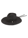 Rag & Bone Women's Braided Straw Hat In Black