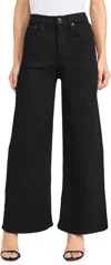 Rag & Bone Women's Flexi Sofie High-rise Wide Leg Jean, Black In Black