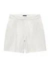 Rag & Bone Irina Mid-rise Tailored Shorts In White