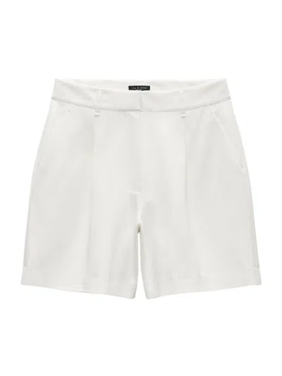 Rag & Bone Women's Irina Ponte Shorts In White