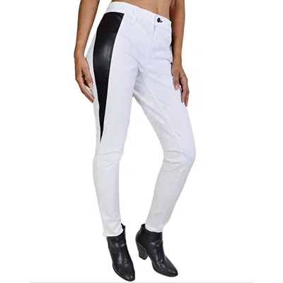 Rag & Bone Women Leather Pop Leggings In White