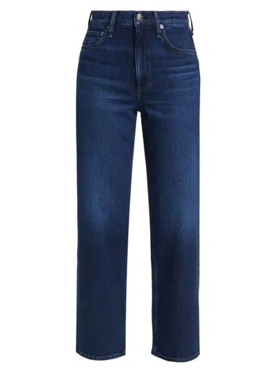 Rag & Bone Women's Shea High-rise Straight-leg Jeans In Blue