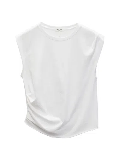 Rag & Bone Women's Mica Cropped Tank Top In White