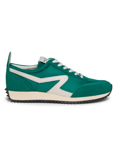 Rag & Bone Women's Retro Runner Low-top Sneakers In Emerald Green