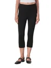 Rag & Bone Simone Ponte Pull-on Capri Pants In Black