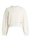 Rag & Bone Off-white Embroidered Sweatshirt In Off White