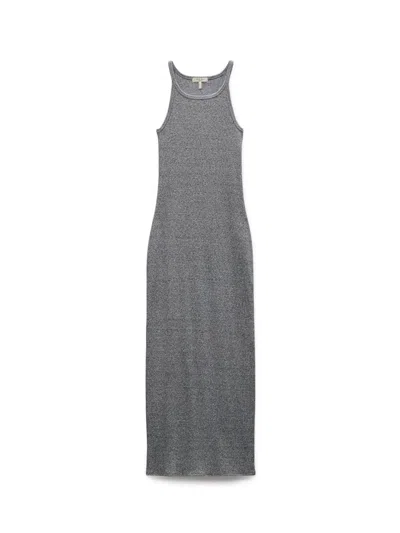 Rag & Bone Women's The Essential Rib-knit String Tank Maxi Dress In Heather Grey