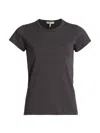 Rag & Bone Women's The Slub Cotton T-shirt In Charcoal