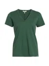 Rag & Bone Women's The Slub Cotton T-shirt In Washed Forest
