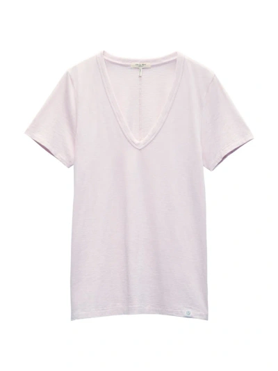 Rag & Bone Women's The Slub V-neck T-shirt In Blush