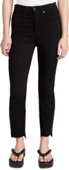 Rag & Bone High-waisted Slim Fit Jeans In Black