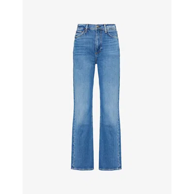 Rag & Bone Womens Peyton Flared-leg Mid-rise Stretch-denim Jeans Allie